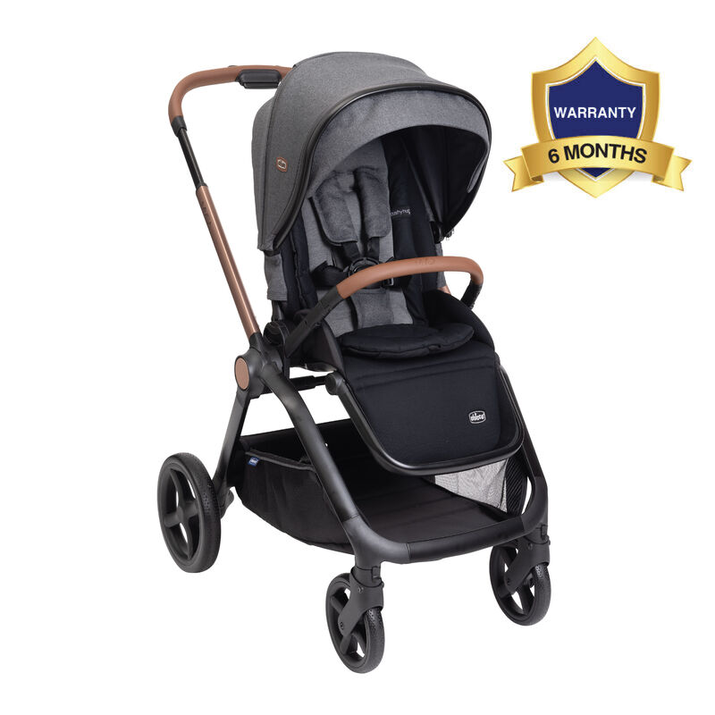 Mysa Stroller Black Satin image number 0